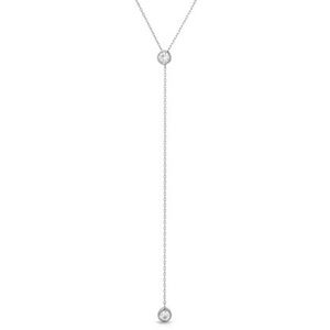 New Necklace with Cubic Zirconia Sterling Silver